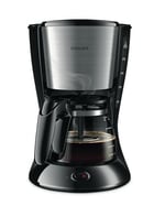 Philips Filtre Kahve Makinesi, 1,2 Lt Kapasite, Otomatik Kapanma, Cam Demlikli, Siyah ve Metal, HD7462/20