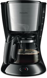 Philips Filtre Kahve Makinesi, 1,2 Lt Kapasite, Otomatik Kapanma, Cam Demlikli, Siyah ve Metal, HD7462/20