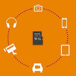 Philips FM64MP45B/10 sınıf 10 Micro SDXC 64 GB hafıza kartı adaptörü