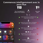 Philips Hue GO V2 Taşınabilir Akıllı Led Masa Lambası, Bluetooth Özellikli, Beyaz ve Renkli