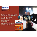 Philips Micro SDXC Kartı 128 GB, Class 10 UHS-I U3 4K, Adaptör - Seçenekler: 128 GB, 256 GB
