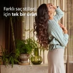 Philips Saç Düzleştirici, Bukle Özellikli, Argan Yağlı Plaka, ThermoShield, UV Koruma, İyonik Bakım, Hızlı Isınma, Geniş Sıcaklık Ayarı, Isıya Dayanıklı Kılıf Hediyeli, BHS732/00