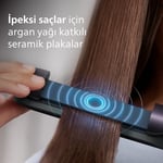 Philips Saç Düzleştirici, Bukle Özellikli, Argan Yağlı Plaka, ThermoShield, UV Koruma, İyonik Bakım, Hızlı Isınma, Geniş Sıcaklık Ayarı, Isıya Dayanıklı Kılıf Hediyeli, BHS732/00