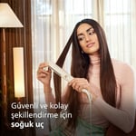 Philips Saç Düzleştirici, SenseIQ Teknolojili, 3 Şekillendirme Modu, Tetra İyonik Sistem, Ultra Kaygan Plaka, Elektriklenme Önleyici, 8000 Serisi, BHS830/00