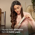 Philips Saç Düzleştirici, SenseIQ Teknolojili, 3 Şekillendirme Modu, Tetra İyonik Sistem, Ultra Kaygan Plaka, Elektriklenme Önleyici, 8000 Serisi, BHS830/00