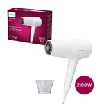Philips Saç Kurutma Makinesi, ThermoShield Isı Koruma Teknolojisi, 2 Kat İyonik Bakım, 6 Kademeli Hız ve Sıcaklık Ayarı, Soğuk Hava Üfleme, 2100W Güçlü Performans, Parlak Saçlar, BHD500/00