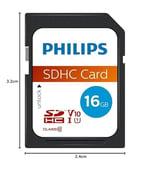 Philips SDHC Kart 16 GB Sınıf 10 UHS-I U1