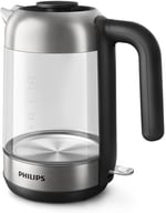 Philips Serisi 5000 Cam Su Isıtıcısı - 1,7L, Hızlı Kaynatma, Paslanmaz Çelik Eleman, Kireç Filtresi, 360° Kablosuz Taban, Çıkarılabilir Kapak, Mavi Işık Göstergesi (HD9339/80)