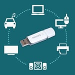 Philips - Snow Edition - 32 GB USB 3.0 - gölge gri - Seçenekler: 16 GB, 32 GB