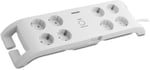 Philips SPN3080B/10, Çoklayıcı, 900J 8'li Akım Korumalı 2m, Beyaz
