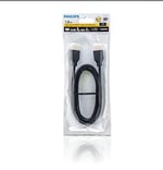 Philips SWV5401H/10 4K Destekli Ethernet HDMI Kablo, Siyah