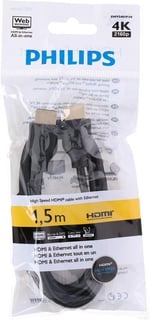 Philips SWV5401P/10 1.5 m 4K HDMI Kablo - Seçenekler: HDMI 1,5 m 2K, HDMI 1,5 m
