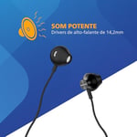 Philips TAUE101BK Mikrofonlu Kulakiçi Kulaklık 3.5mm jack girişli