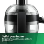 Philips Viva Collection Meyve Sıkacağı - Kompakt Tasarım, QuickClean Teknolojisi, Bardağa Doğrudan Servis, 500W Motor, 1.5L Kapasite, Damlatmaz, Kolay Temizlenir (HR1832/00)
