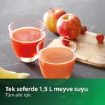 Philips Viva Collection Meyve Sıkacağı - Kompakt Tasarım, QuickClean Teknolojisi, Bardağa Doğrudan Servis, 500W Motor, 1.5L Kapasite, Damlatmaz, Kolay Temizlenir (HR1832/00)