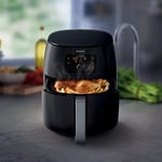 PHILIPS Yağ Temizleme Teknolojisi, 3 Lbs, Black, Mutfak Aletleri Dijital İkiz TurboStar Airfryer XXL, HD9650 / 96