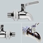 PHOENIX GRAVITY AISI 304 Paslanmaz Çelik Su Filtresi Musluğu, Berkey, Doulton, Purewell ve Diğer Yerçekimiyle Çalışan Su Filtreleme Sistemleri ve İçecek Dağıtıcıları için Uyumlu Yedek Musluk