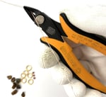 Piergiacomi Micro Soft-Wire Cutter with an 8 mm Long Jaw set at a 21-derece Angle for Flush-Cutting terminal kablo UP to 1.3 mm (16AWG), 1 adet, TRE03NB