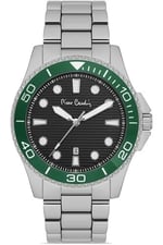 Pierre Cardin 800311F09 Kol Saati, Gri-Yeşil, Standart
