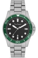 Pierre Cardin 800311F09 Kol Saati, Gri-Yeşil, Standart