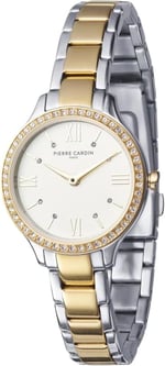 Pierre Cardin CRM.0004 Kol Saati, Gri-Altın Sarısı, Standart