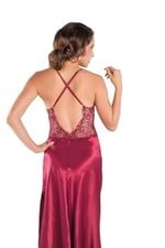 Pierre Cardin Kadın Bordo Altılı Saten Çeyiz Seti 6620
