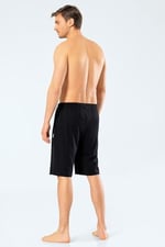 Pijama Pazarı 2172 Erkek Modal Bermuda Tek Alt - Siyah SİYAH S