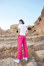Pijama Pazarı Monamise 23087 Kadın Kısa Kollu Eşofman Takımı-pembe PEMBE S