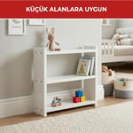 PIKAS Ahşap 3 Raflı Baharatlık, Tezgah Üstü Çok Amaçlı Mutfak Düzenleyici Raf Organizer