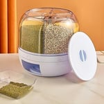 pikas Bakliyat Organizeri, Bakliyat Saklama Kabı, 6 Kg Kapasiteli Styles Gıda Ve Bakliyat Saklama Kabı 6 Gözlü (6KG)
