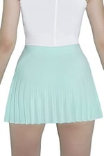 Pileli Yeşil Tenis Eteği