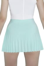Pileli Yeşil Tenis Eteği