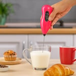 Pilli Kahve Köpürtücü – Mini Süt Köpük Yapıcı El Mikseri, Sessiz Çalışan, Taşınabilir Karıştırıcı, Latte, Cappuccino ve Sıcak İçecekler İçin (Renk Stok Durumuna Göre Gönderilir)