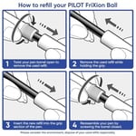 PILOT Frixion ball Yedek 3'lü - Mavi