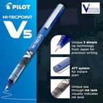Pilot V5 Sıvı Mürekkep Roller Tükenmez Kalem - 1Mavi + 1Siyah + 1 Kırmızı, (9000014712)