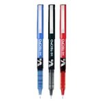 Pilot V5 Sıvı Mürekkep Roller Tükenmez Kalem - 1Mavi + 1Siyah + 1 Kırmızı, (9000014712)
