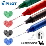 Pilot V5 Sıvı Mürekkep Roller Tükenmez Kalem - 1Mavi + 1Siyah + 1 Kırmızı, (9000014712)