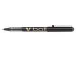 Pilot Vball 7 tükenmez kalem, sıvı mürekkepli, 0,7 mm uç, siyah, 3 adet, siyah, 131200301