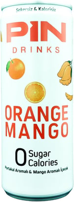 PIN Orange Mango Soğuk Bitki Çayı Teneke 250 ml