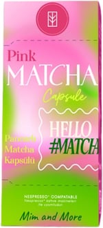 Pink Matcha Kapsül – Nespresso Uyumlu Pembe Superfood Matcha Tozu, 10'lu Paket