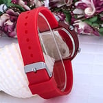 PİNKOLİ Metalik Kırmızı Dijital Led Silikon Bileklik Kız Çocuk Yetişkin Saat ST-303611