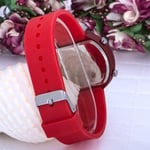 PİNKOLİ Metalik Kırmızı Dijital Led Silikon Bileklik Kız Çocuk Yetişkin Saat ST-303611