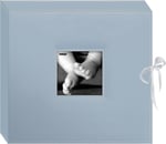 Pioneer 33 x 36,8 cm Dikişli Suni Deri D-Ring Albüm Kutusu, Lacivert