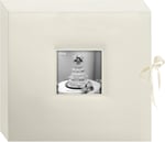Pioneer 33 x 36,8 cm Dikişli Suni Deri D-Ring Albüm Kutusu, Lacivert