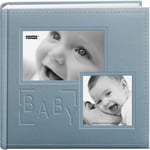 Pioneer Photo Albums DA-200COLB/B fotoğraf albümü, 200 cepli, kabartmalı, 10,2 x 15,2 cm için, mavi
