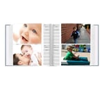 Pioneer Photo Albums DA-200COLB/B fotoğraf albümü, 200 cepli, kabartmalı, 10,2 x 15,2 cm için, mavi