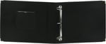 Pioneer T12JF-BK 30 cm x 30,5 cm Dikişli Suni Deri 3 Halkalı Cilt, Siyah
