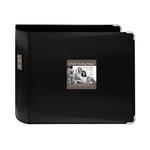Pioneer T12JF-BK 30 cm x 30,5 cm Dikişli Suni Deri 3 Halkalı Cilt, Siyah