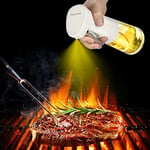 Pişirme için Zeytinyağı Püskürtücü, 240ml Zeytinyağı Sprey Şişesi, Cam Zeytinyağı Püskürtücü Mister, Hava Fritözü için Yağ Püskürtücü, Barbekü, Salata, Pişirme, Izgara Mutfak Aletleri