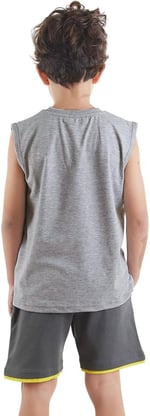 Pizzacı Köpekbalığı Erkek Çocuk T-shirt Şort Takım